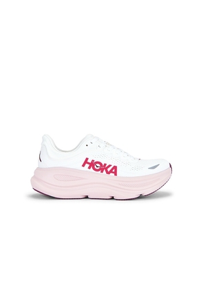 HOKA Bondi 9 Sneaker in White. Size 6. Also in 6.5, 7, 7.5, 8, 8.5, 9, 10.