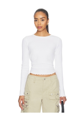 Free People X We The Free Easy Does It Tee in White. Size XS. Also in L, M, S, XL.