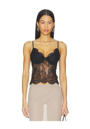 L'AGENCE Rosel Lace Camisole in Black. Size 00. Also in 0, 2.