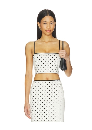 Tularosa Elowen Top in Black & White. Size XXS. Also in XS, S, M, L, XL.