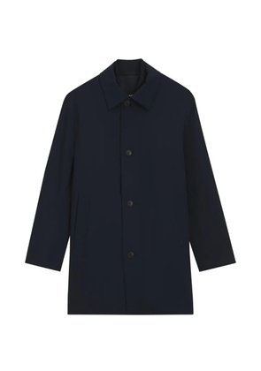 BOSS button-up collared coat - Blue