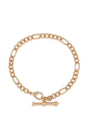 Susan Caplan Vintage 1990s Rediscovered T-bar figaro bracelet - Gold