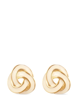 Susan Caplan Vintage 1990s Rediscovered clip-on earrings - Gold