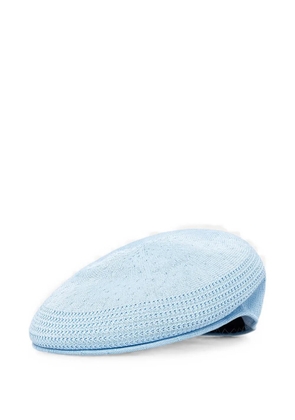 Kangol logo-embroidered mesh-knit flat cap - Blue