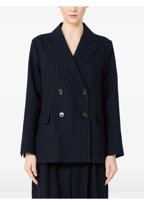 'S Max Mara pinstripe double-breasted blazer - Blue