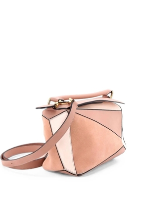 Loewe Pre-Owned Puzzle Bag Leather and Suede Small satchel - Pink