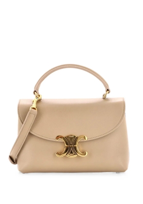 Celine Pre-Owned Nino Top Handle Bag Leather Teen satchel - Neutrals
