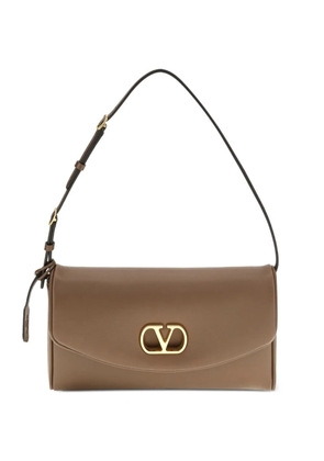 Valentino Garavani Devain VLogo Signature shoulder bag - Brown