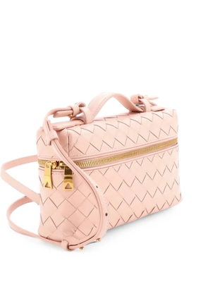 Bottega Veneta Pre-Owned Bang Bang Vanity Case Intrecciato Leather crossbody bag - Pink