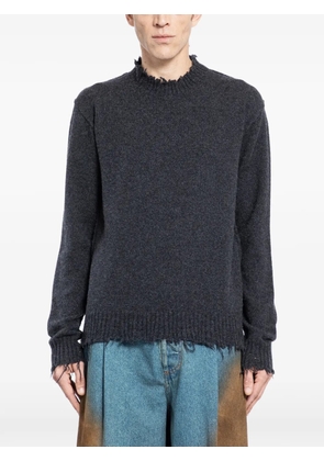 Uma Wang distressed cashmere sweater - Grey