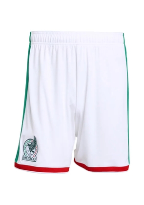 adidas Mexico crest-patch side-stripe shorts - White