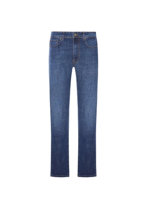 Incotex five-pocket straight-leg jeans - Blue