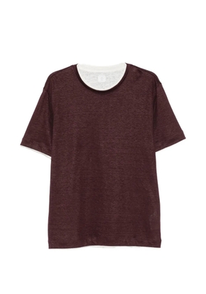 Eleventy layered-effect T-shirt - Purple