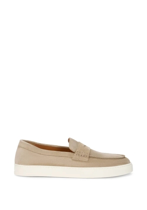 Doucal's suede penny loafers - Neutrals