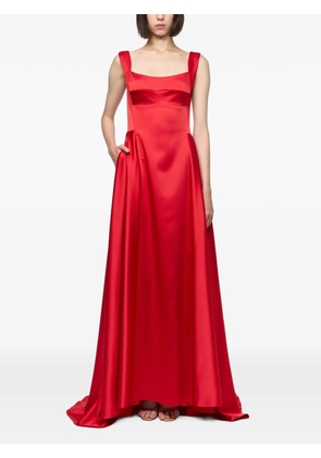 Atu Body Couture bra-style satin maxi dress - Red