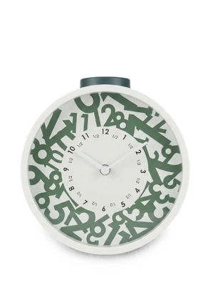 Domeniconi round-shape table clock - White