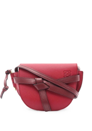 Loewe Pre-Owned 2010s mini Gate shoulder bag - Red