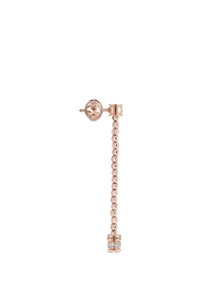Officina Bernardi Moon diamond and rubies drop earring - Pink