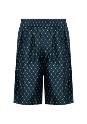 Balmain silk shorts - Blue