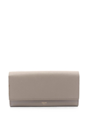 Celine Pre-Owned 2010s flap wallet - Neutrals