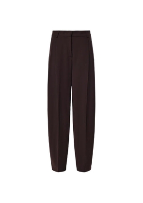 THE ANDAMANE pleated tapered trousers - Brown