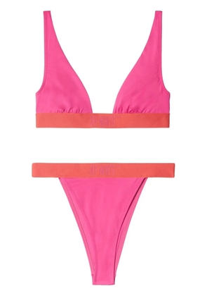 Off-White Condenced two-tone bikini - Pink