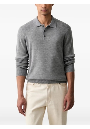 Trussardi button-placket polo shirt - Grey
