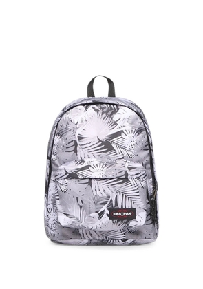 Eastpak Out of Office leaf-print backpack - Grey