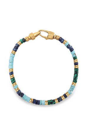 Nialaya Jewelry Heishi logo-engraved bracelet - Gold
