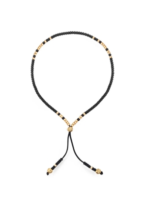 Nialaya Jewelry beaded drawstring bracelet - Black