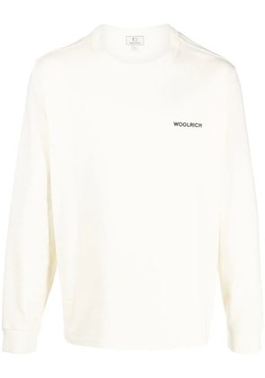 Woolrich logo-print cotton T-shirt - Neutrals