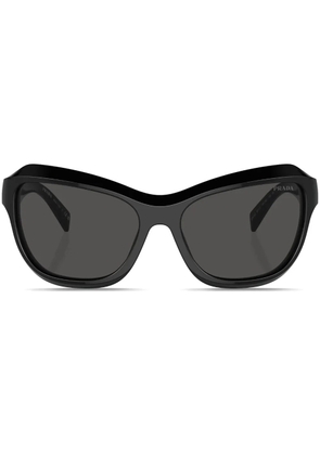 Prada Eyewear PR A27S oversize-frame sunglasses - Black