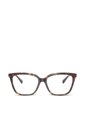 Emporio Armani tortoiseshell-effect glasses - Brown