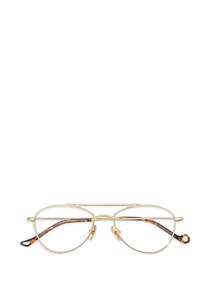 Eyepetizer Yu Vista pilot-frame glasses - Gold