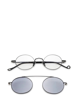 Eyepetizer Ginger + Clip-On round-frame glasses - Black