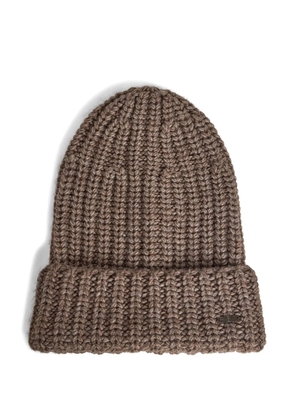 DSQUARED2 chunky-knit beanie hat - Brown