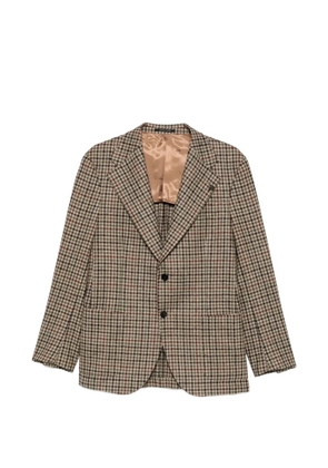 Gabriele Pasini check-pattern peak-lapels blazer - Neutrals