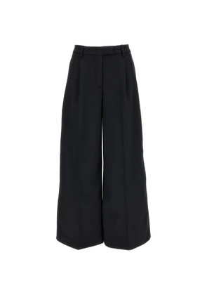 THELATEST pleated wide-leg palazzo pants - Black