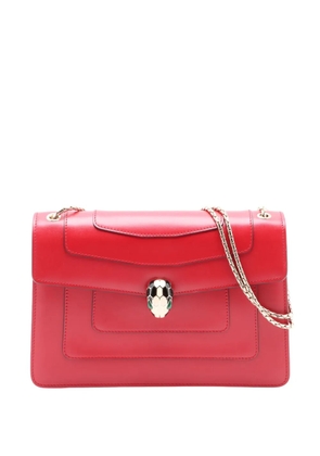 Bvlgari Pre-Owned 2010-2026 Medium Calfskin Serpenti Forever shoulder bag - Red