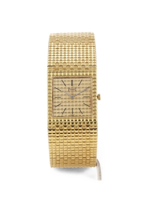 Piaget 1965 clous de Paris square23mm watch - Gold