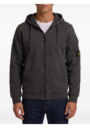 Stone Island 6100016 brushed organic-cotton fleece sweatshirt - Grey