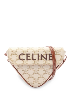 Celine Pre-Owned 2000s Triomphe-pattern mini bag - Neutrals