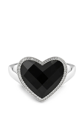 Poche Paris Amour heart-shaped ring - Silver
