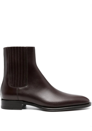 DSQUARED2 zip-up leather ankle boots - Black