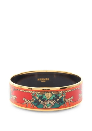 Hermès Pre-Owned 2010s Cloisonné enamel bangle - Gold