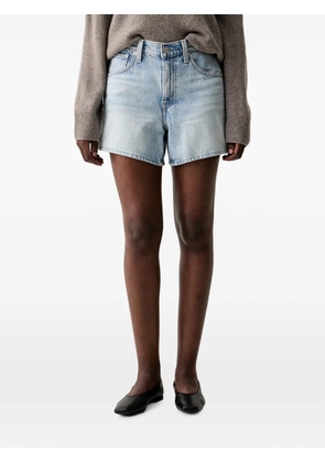 Levi's Cinch logo-patch denim shorts - Blue