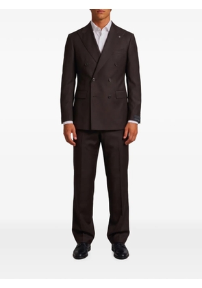 Tagliatore New York double-breasted suit - Brown
