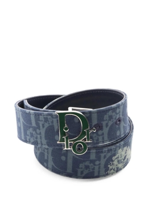 Christian Dior Pre-Owned 2010s Dior Tears canvas belt - Blue
