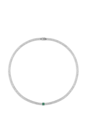 Officina Bernardi Enigma emerald necklace - Silver