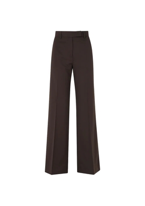 Seventy belt-loop pressed-crease trousers - Brown